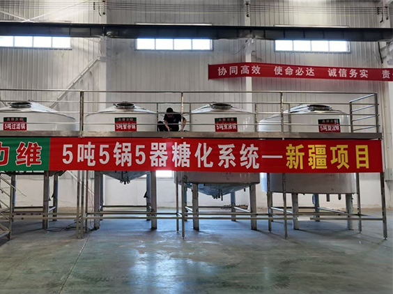 新龙镇精酿啤酒设备厂—5吨精酿啤酒设备—新疆项目